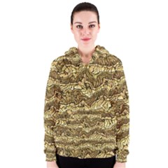 Alien Skin Hot Golden Women s Zipper Hoodies by ImpressiveMoments