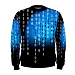 Binary Rain Men s Sweatshirt