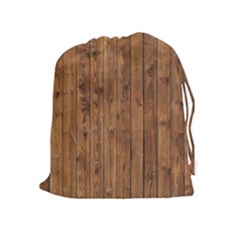 Knotty Wood Drawstring Pouch (xl) by trendistuff