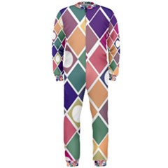 Dots And Squares Onepiece Jumpsuit (men)  by Kathrinlegg