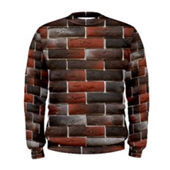 Red And Black Brick Wall Men s Sweatshirts by trendistuff