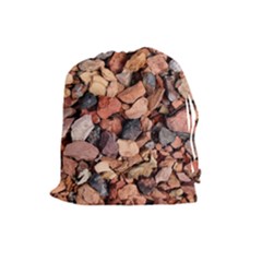 Colored Rocks Drawstring Pouches (large) 