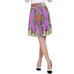 Mandala A-line Skirt