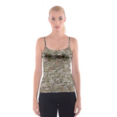 Camo Woodland Faded Spaghetti Strap Tops