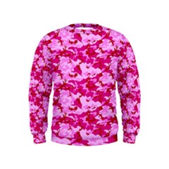 Camo Pink Boys  Sweatshirts by trendistuff