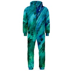 Shades Of Blue Hooded Jumpsuit (men)  by trendistuff