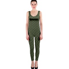 Green Reptile Skin Onepiece Catsuits by trendistuff