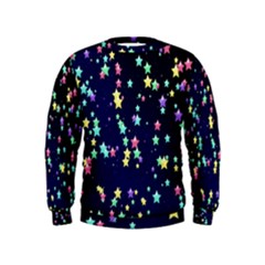 Pretty Stars Pattern Boys  Sweatshirts by LovelyDesigns4U