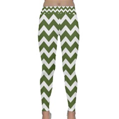 Chevron Pattern Gifts Yoga Leggings by GardenOfOphir