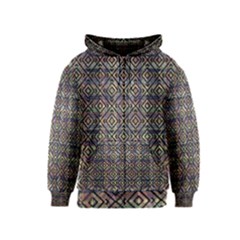 Luxury Patterned Modern Baroque Kids Zipper Hoodies by dflcprintsclothing