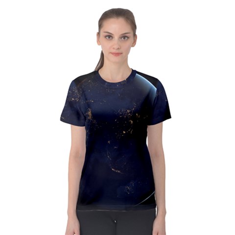 Global Night Women s Sport Mesh Tees by trendistuff