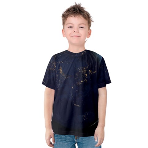 Global Night Kid s Cotton Tee by trendistuff