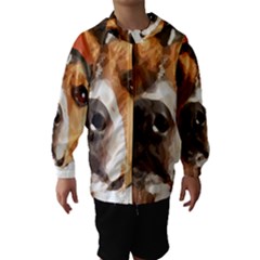 Jack Russell Terrier Hooded Wind Breaker (kids) by Rowdyjrt