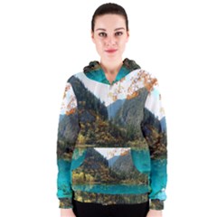 Jiuzhaigou Valley 3 Women s Zipper Hoodies