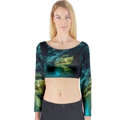 Waitomo Glowworm Long Sleeve Crop Top