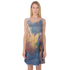 Great Wall Of China 1 Sleeveless Satin Nightdresses