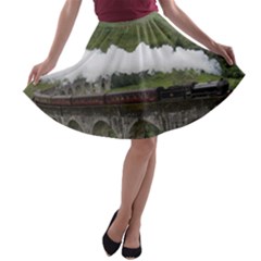 Glenfinnan Viaduct 1 A-line Skater Skirt