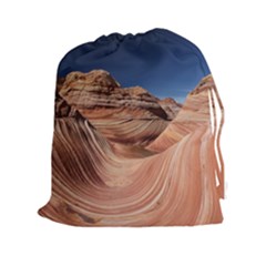 Petrified Sand Dunes Drawstring Pouches (xxl) by trendistuff