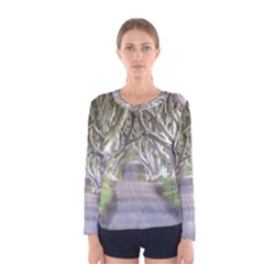 Dark Hedges, Ireland Women s Long Sleeve T-shirts