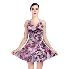 Purple Lilacs Reversible Skater Dresses