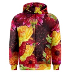 Bunch Of Flowers Men s Zipper Hoodies by trendistuff