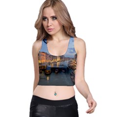 Venice Canal Racer Back Crop Tops