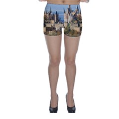 Hilltop Castle Skinny Shorts by trendistuff