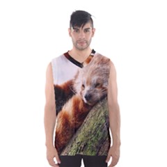 Red Panda Men s Basketball Tank Top