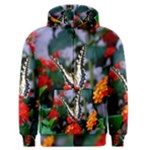 BUTTERFLY FLOWERS 1 Men s Zipper Hoodies