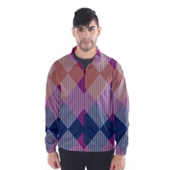 Argyle Variation Wind Breaker (men) by LalyLauraFLM