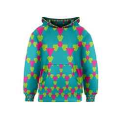 Triangles Honeycombs And Other Shapes Pattern Kid s Pullover Hoodie