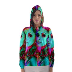 Alice In Wonderland Hooded Wind Breaker (women) by icarusismartdesigns