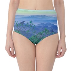 Fantasy Landscape Photo Collage High-waist Bikini Bottoms by dflcprintsclothing