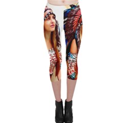 Indian 21 Capri Leggings  by indianwarrior