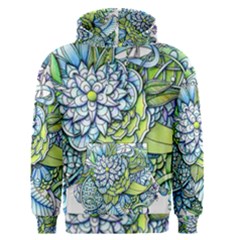 Peaceful Flower Garden Men s Pullover Hoodie by Zandiepants