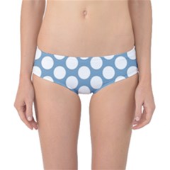 Blue Polkadot Classic Bikini Bottoms by Zandiepants