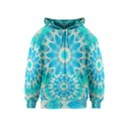 Blue Ice Goddess, Abstract Crystals Of Love Kids  Zipper Hoodie View1