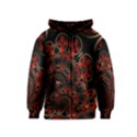 Phenomenon, Orange Gold Cosmic Explosion Kids  Zipper Hoodie View1