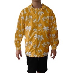 Summer Palm Tree Pattern Hooded Wind Breaker (kids)