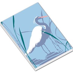 Egret Large Memo Pads by WaltCurleeArt