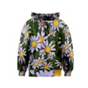 Yellow White Daisy Flowers Kids  Zipper Hoodie View1