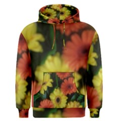 Orange Yellow Flowers Men s Pullover Hoodie by yoursparklingshop