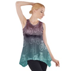 Bicyclespinkgreen Side Drop Tank Tunic by VintageTaylor