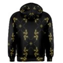 Festive Black Golden Lights  Men s Zipper Hoodie View2