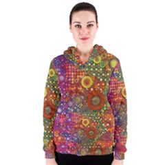 Circle Fantasies Women s Zipper Hoodie by KirstenStar