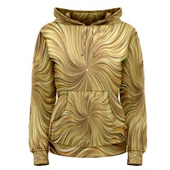 Chic Festive Elegant Gold Stripes Women s Pullover Hoodie by yoursparklingshop