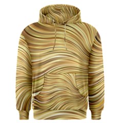 Chic Festive Gold Brown Glitter Stripes Men s Pullover Hoodie by yoursparklingshop