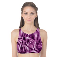 Textured Abstract Print Tank Bikini Top by dflcprintsclothing