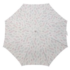 Whimsical Feather Pattern, Soft Colors, Straight Umbrella by Zandiepants