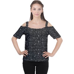 Astralizey Black Alchemy Women s Cutout Shoulder Tee